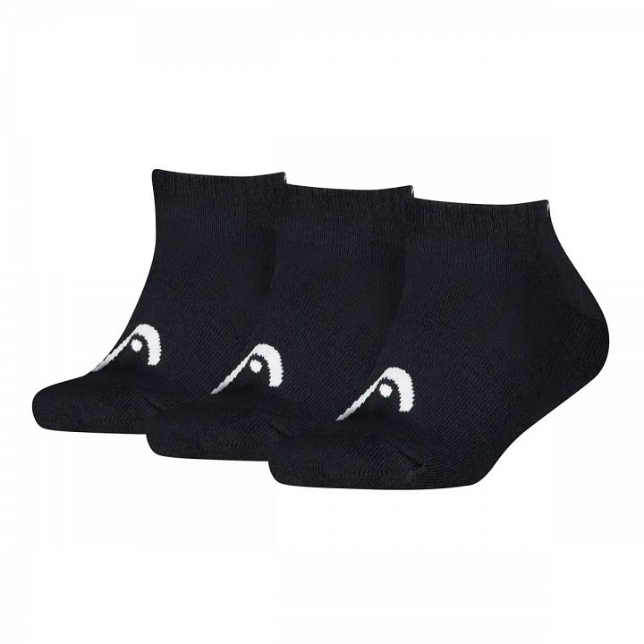 Head Tennis All Sports Sneaker Socks 3P Black